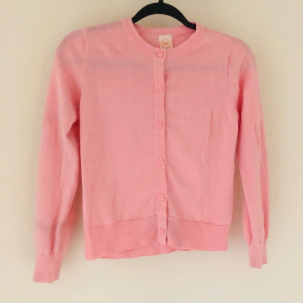3/$15: Light Pink Cardigan. Wonder Nation Size Large 10/12